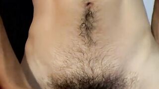 Hot straight dude Devin rewards himself with a jack off