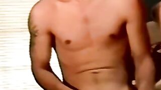 Kinky amateurs cock sucking in horny interracial foursome
