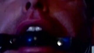 Bondage and dominating with jock in torment that loves it