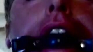 Bondage and dominating with jock in torment that loves it