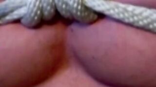 Bondage and dominating with jock in torment that loves it