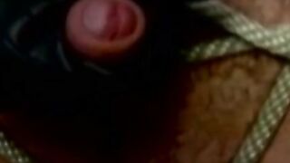 Bondage and dominating with jock in torment that loves it