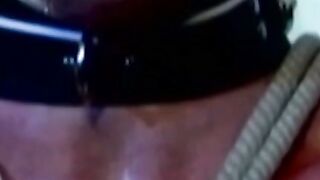 Bondage and dominating with jock in torment that loves it