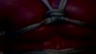Bondage and dominating with jock in torment that loves it