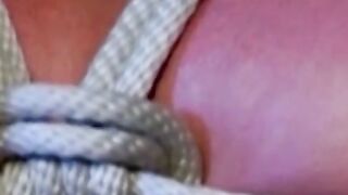 Bondage and dominating with jock in torment that loves it
