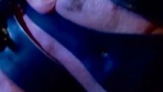 Rough BDSM session with whipping for incredibly buff hunk