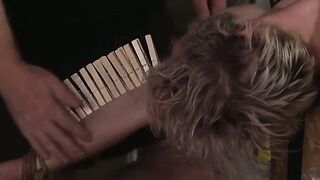 Twink serves his master well as he sucks his rock hard cock
