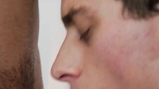 Drilling his tight butt gently after an exotic massage