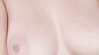 All natural brunette Angelina S teases with her naked body