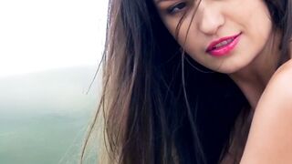 Young skinny seductress Edessa G bares her naked nubile body