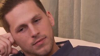 Cute jocks Roman Todd and Justin Dean kiss and anally fuck