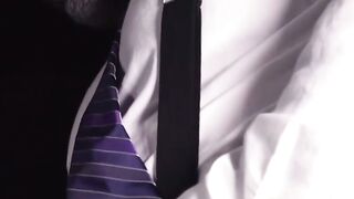 Jay James's cock jerk and ass drilling by hairy bishop Angus's big dick