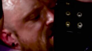 Randy Slaughter and Hunter Marx barebacking Kyle Michaels