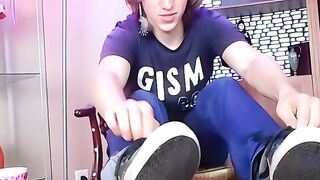 Deviant Elis Ataxxx dominates you and makes you smell his BARE FEET