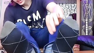 Deviant Elis Ataxxx dominates you and makes you smell his BARE FEET