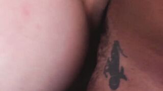 Sexy blond Armando De Armas bent over in a flip flop fuck with bearded Nick Milani