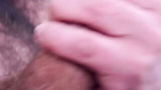 Wet POV thick dick jacking by inked hairy Serkan Bolat