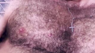 Wet POV thick dick jacking by inked hairy Serkan Bolat