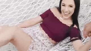 Thick Latina Selena Ivy is facialised after being roughly fucked