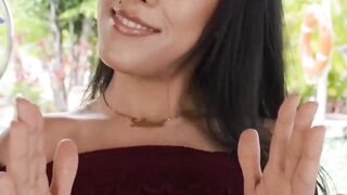 Thick Latina Selena Ivy is facialised after being roughly fucked