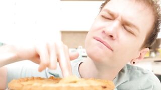 I caught Alex Jett fucking a pie so I let him fuck my even more delicious pussy
