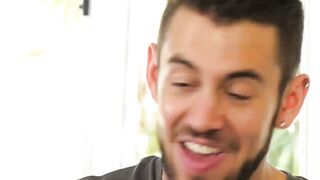 Dante Colle and Michael DelRay go bi with attractive babe 2