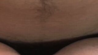 Latino twink barebacks chubby mature man and cums on his ass