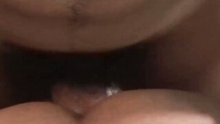Latino twink barebacks chubby mature man and cums on his ass