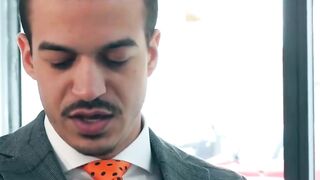 Suit hunk Jonathan Miranda bangs art dealer after rimming