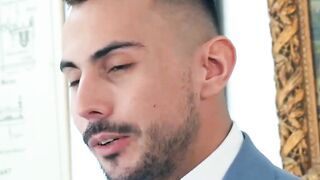 Suit hunk Jonathan Miranda bangs art dealer after rimming