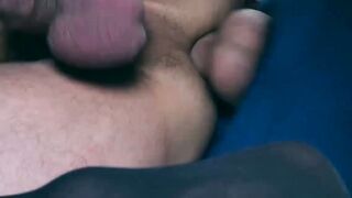 Bearded businessman Miguel Angel bareback barber banging
