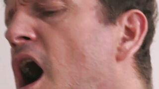 Cum tasting European lady anally pounded by lover