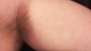 Tattooed senior jerking off his cock and cums in hot solo