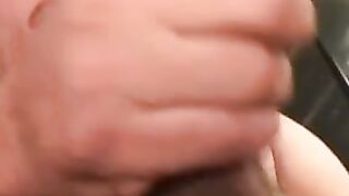 Mature amateur teases gets horny and jerks off in kinky solo