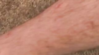 Mature amateur teases gets horny and jerks off in kinky solo