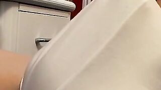 Young Joey Steels rubs his dick over his sexy undies