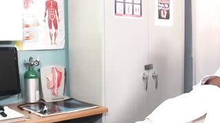 FEETGOING WILD! Doctors Big Dick Gets Licked by Bearded Patients SuckaTronic Feetimate Tool