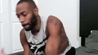 Black dom bounds gay amateur and tickle torments him
