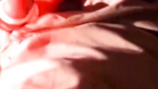 Hunk enjoying bondage with balls tied strongly and tightly