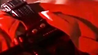 Hunk enjoying bondage with balls tied strongly and tightly