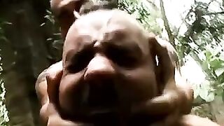 Muscle studs fucking after pissing and deepthroat sucking