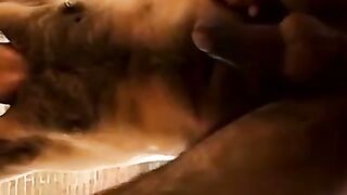 Muscle studs fucking after pissing and deepthroat sucking
