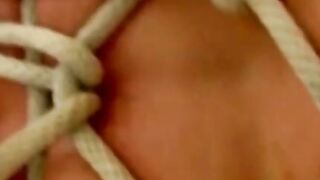 Tying up and rough torment for hunk that enjoys the feeling
