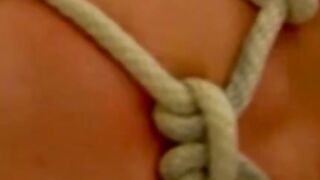 Tying up and rough torment for hunk that enjoys the feeling