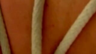 Tying up and rough torment for hunk that enjoys the feeling