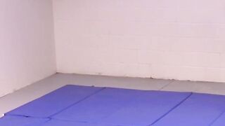 Playful twinks have sparring session with their cocks out