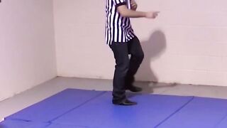 Playful twinks have sparring session with their cocks out