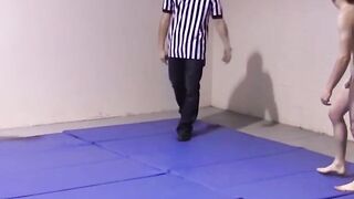 Playful twinks have sparring session with their cocks out
