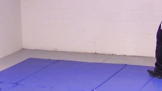 Playful twinks have sparring session with their cocks out