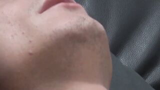 Foot fetish hunk Chav jerking off while Kyle licks his toes
